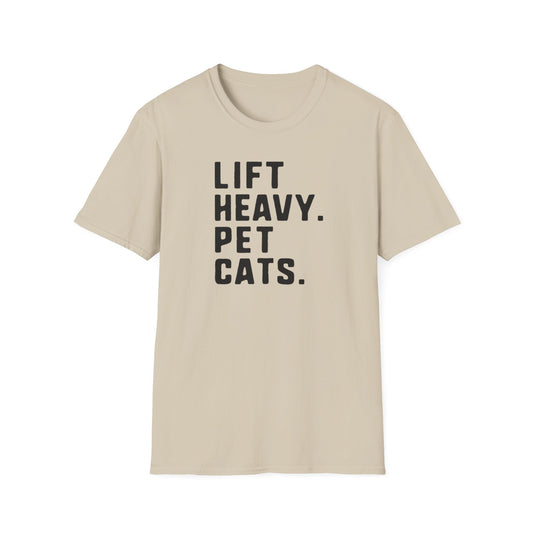 Lift Heavy Pet Cats T-Shirt