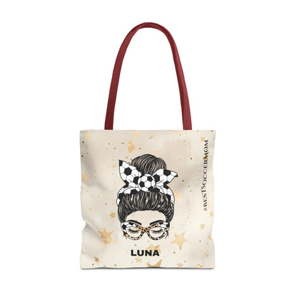 Personalized Funny Best Soccer Mom Tote Bag