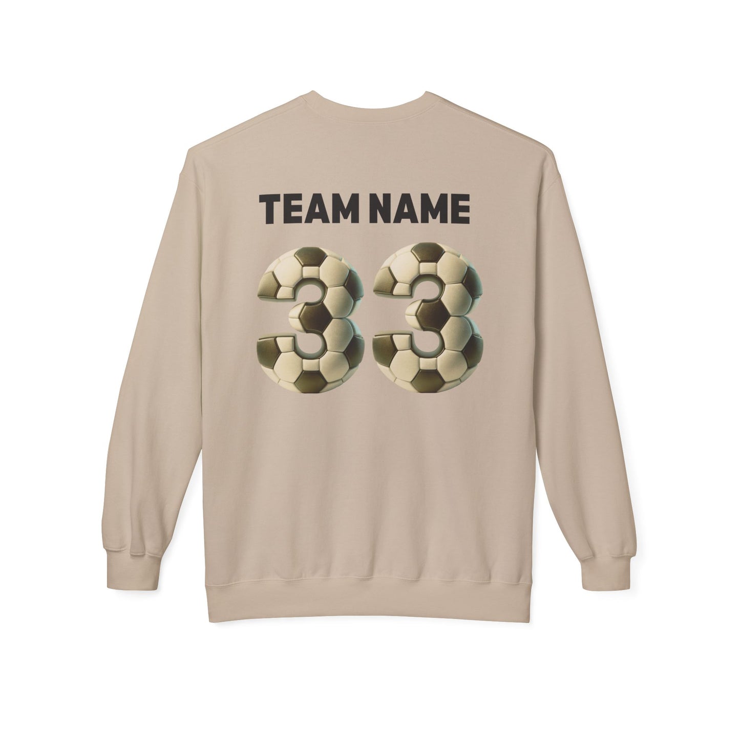 Personalised Your Name, Team Name & Number Sweatshirt