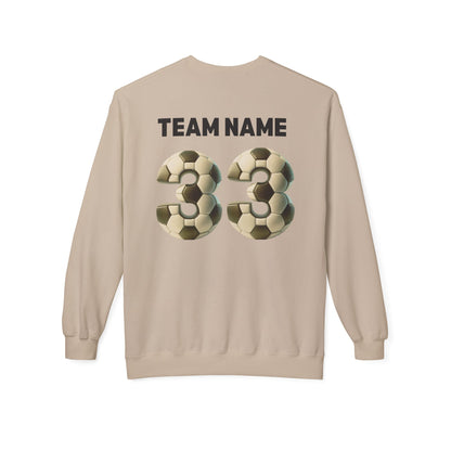 Personalised Your Name, Team Name & Number Sweatshirt