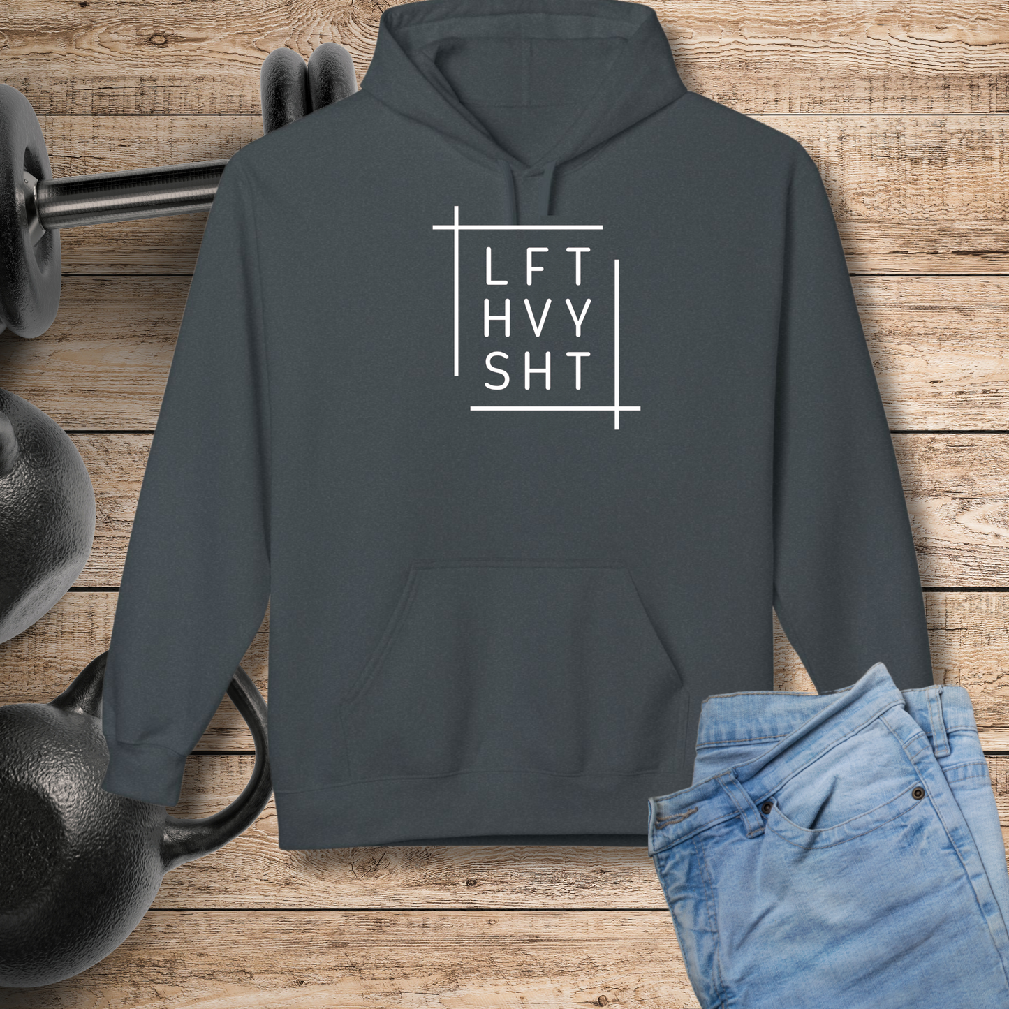LFT HVY SHT Funny Workout Hoodie