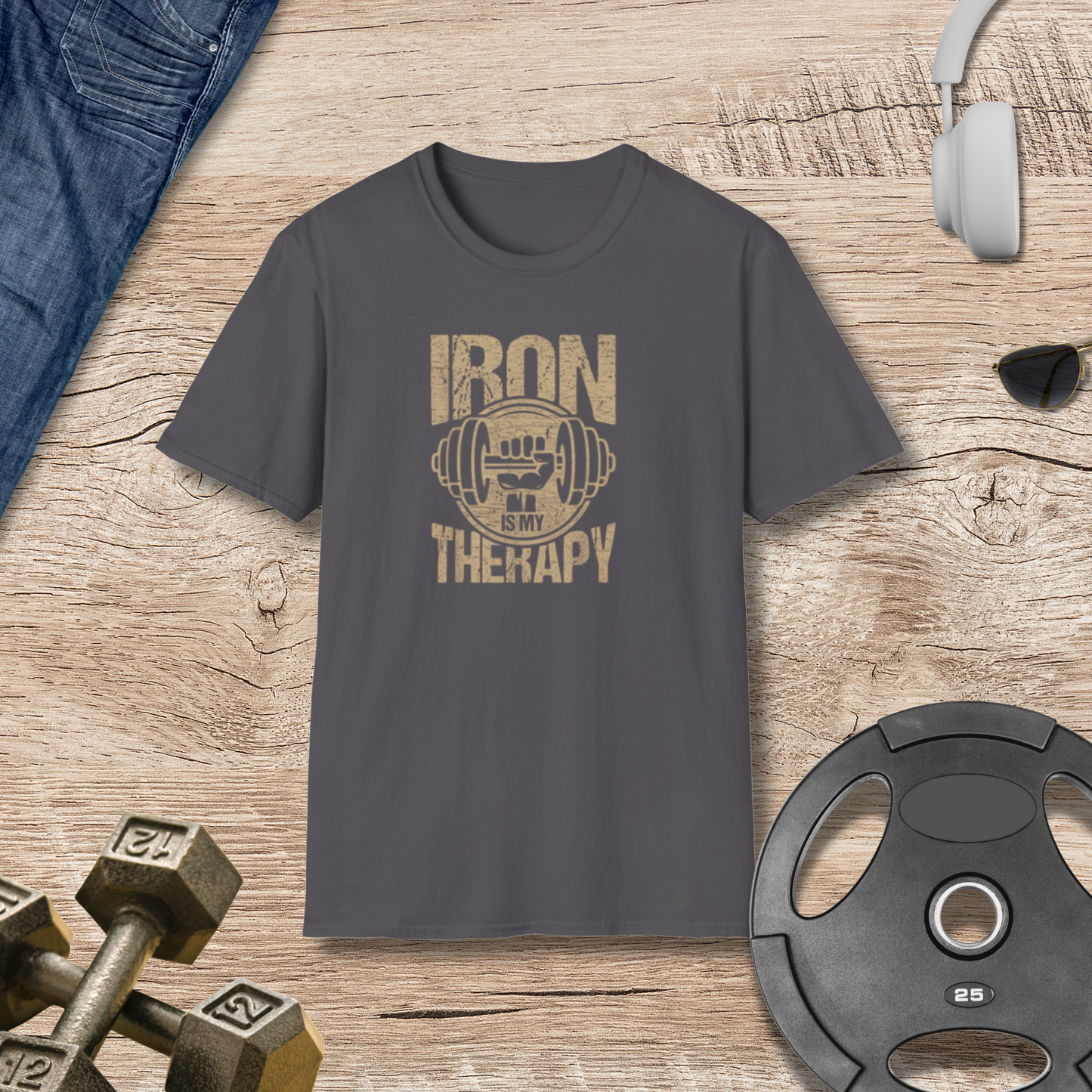 "Iron is My Therapy"  T-Shirt
