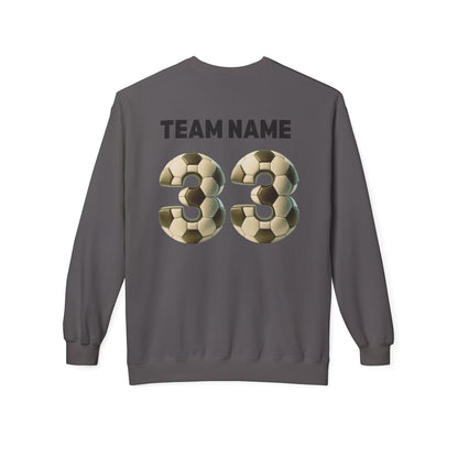 Personalised Your Name, Team Name & Number Sweatshirt