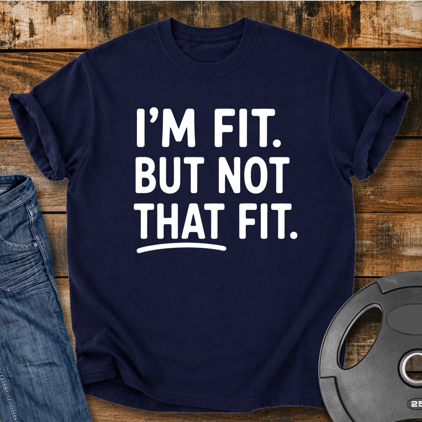 I'm Fit. But Not That Fit Vintage Wash T-Shirt