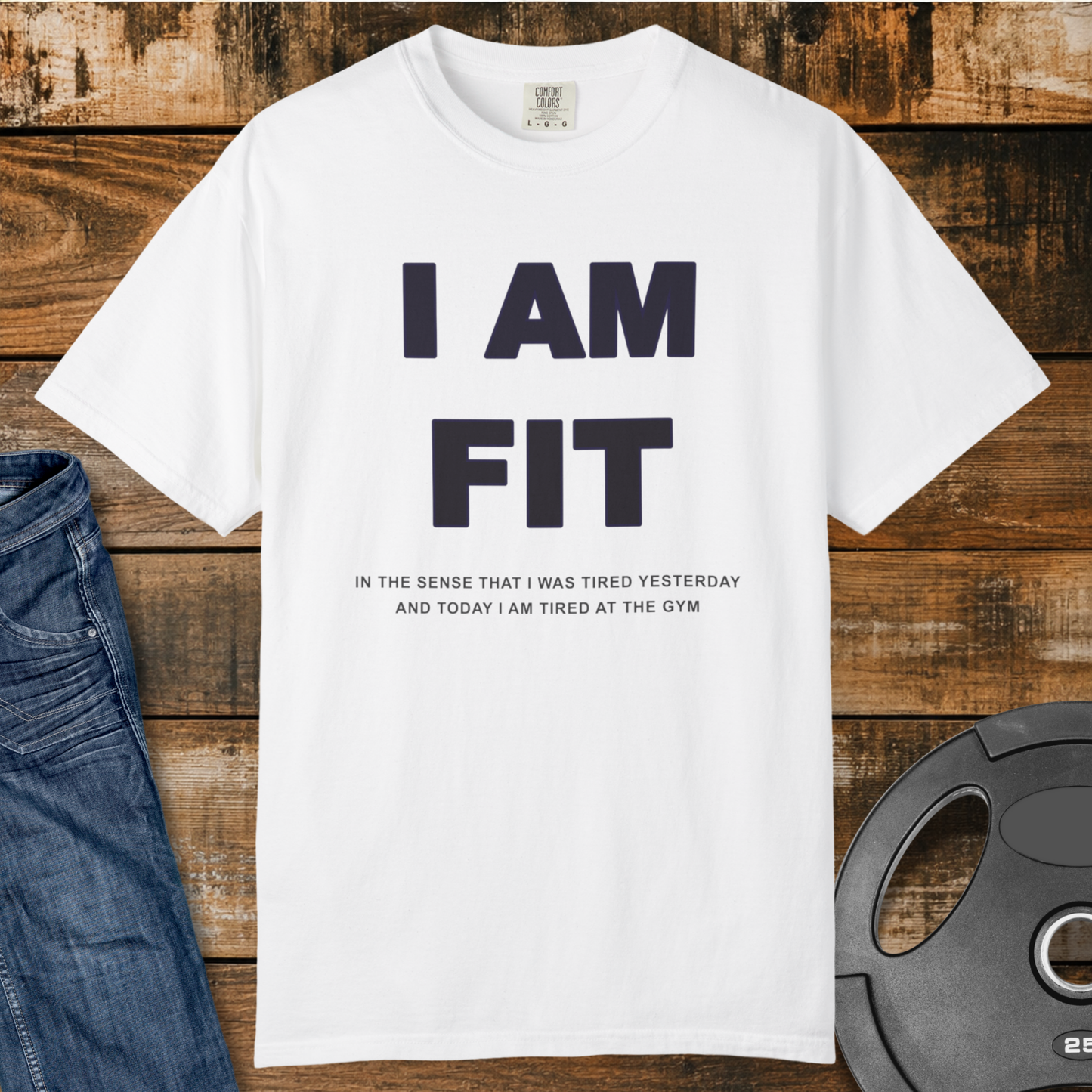I AM FIT Vintage Wash T-Shirt