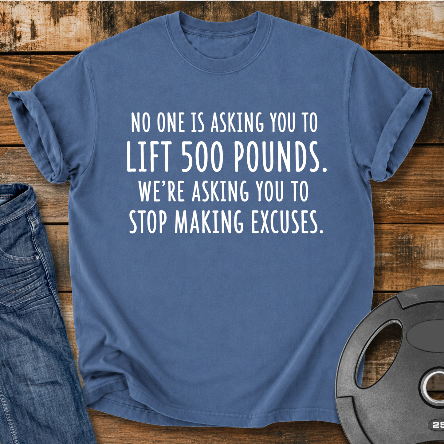 500 Pounds? Vintage Wash T-Shirt