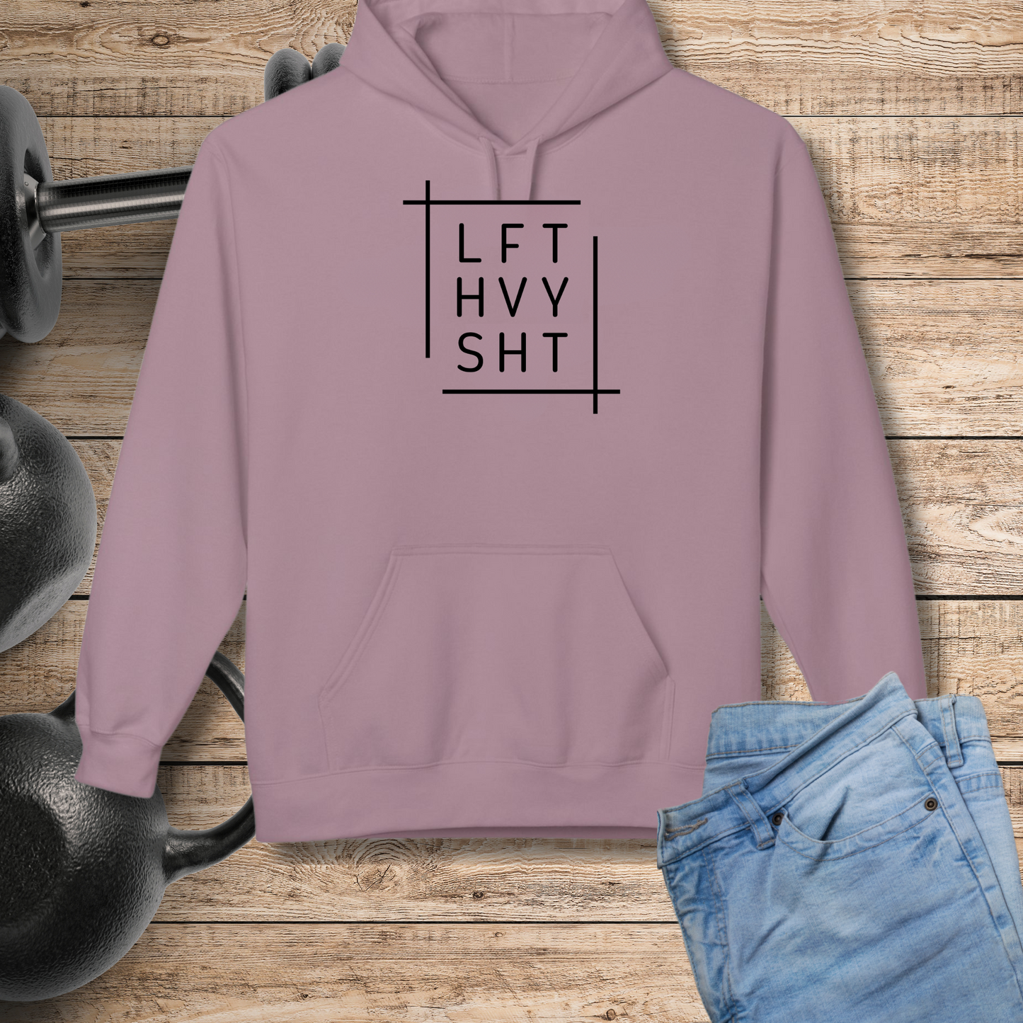 LFT HVY SHT Funny Workout Hoodie