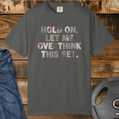 Let Me Overthink Faux Patchwork Vintage Wash T-Shirt