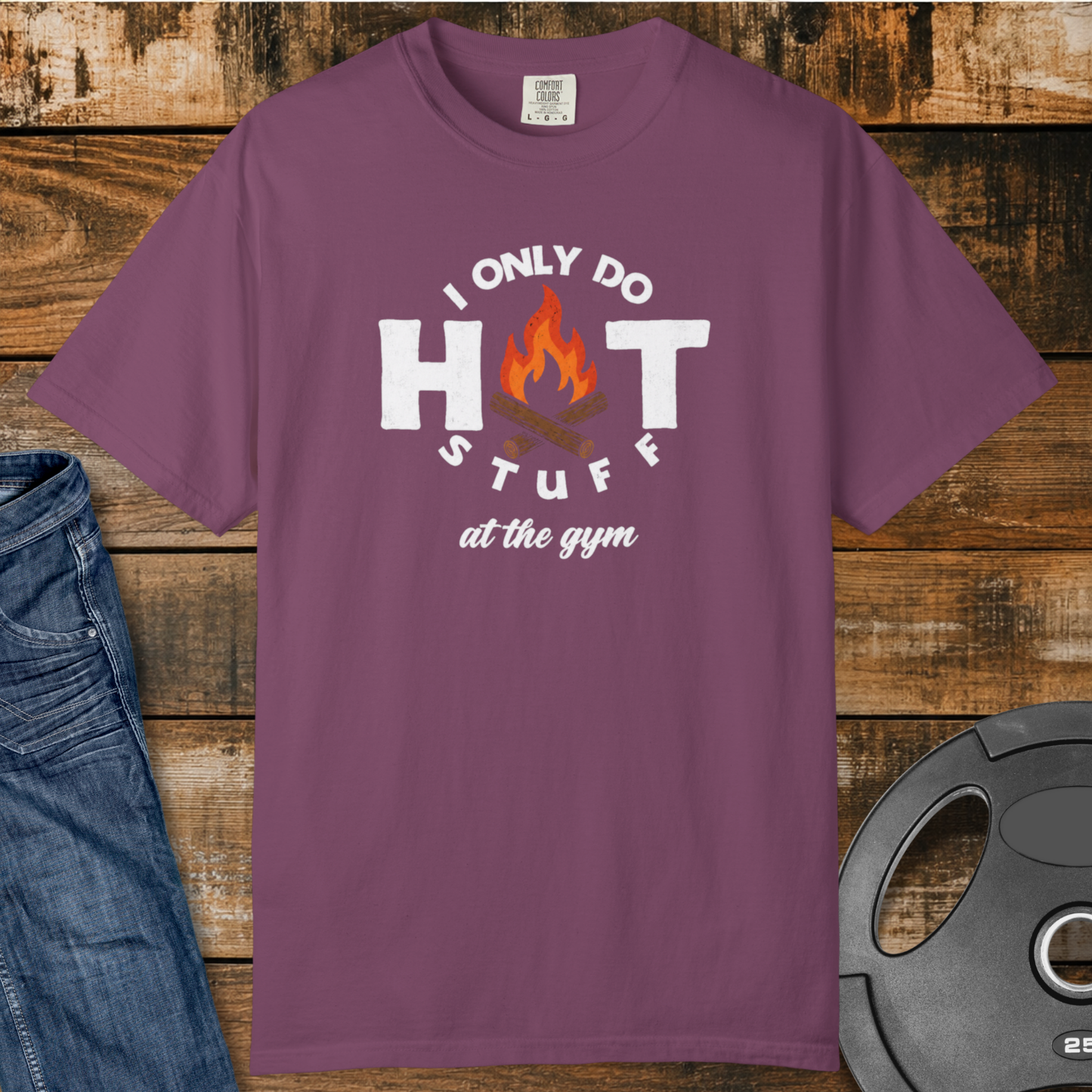Hot Stuff at the Gym T-Shirt
