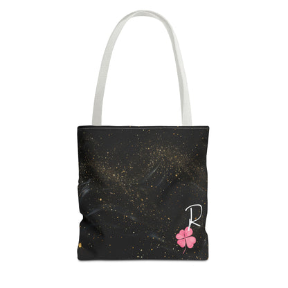 Custom Initial Clover Tote Bag