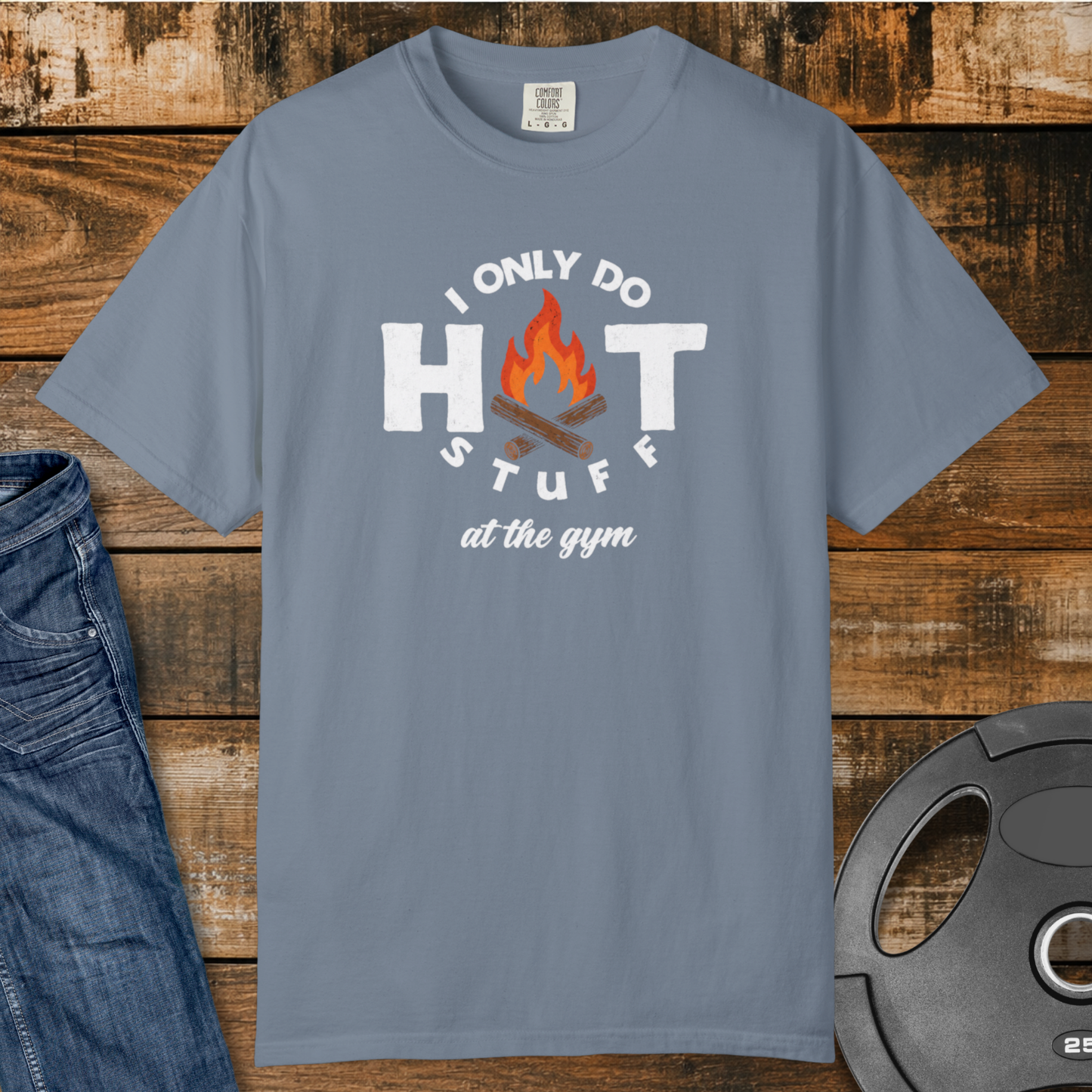 Hot Stuff at the Gym T-Shirt