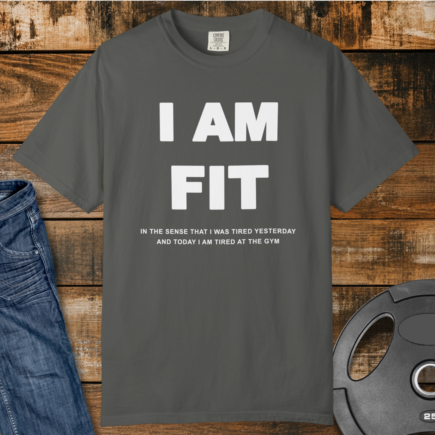 I AM FIT Vintage Wash T-Shirt