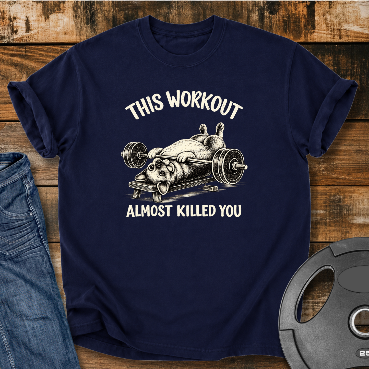 This Workout Almost Killed You Vintage Wash T-Shirt