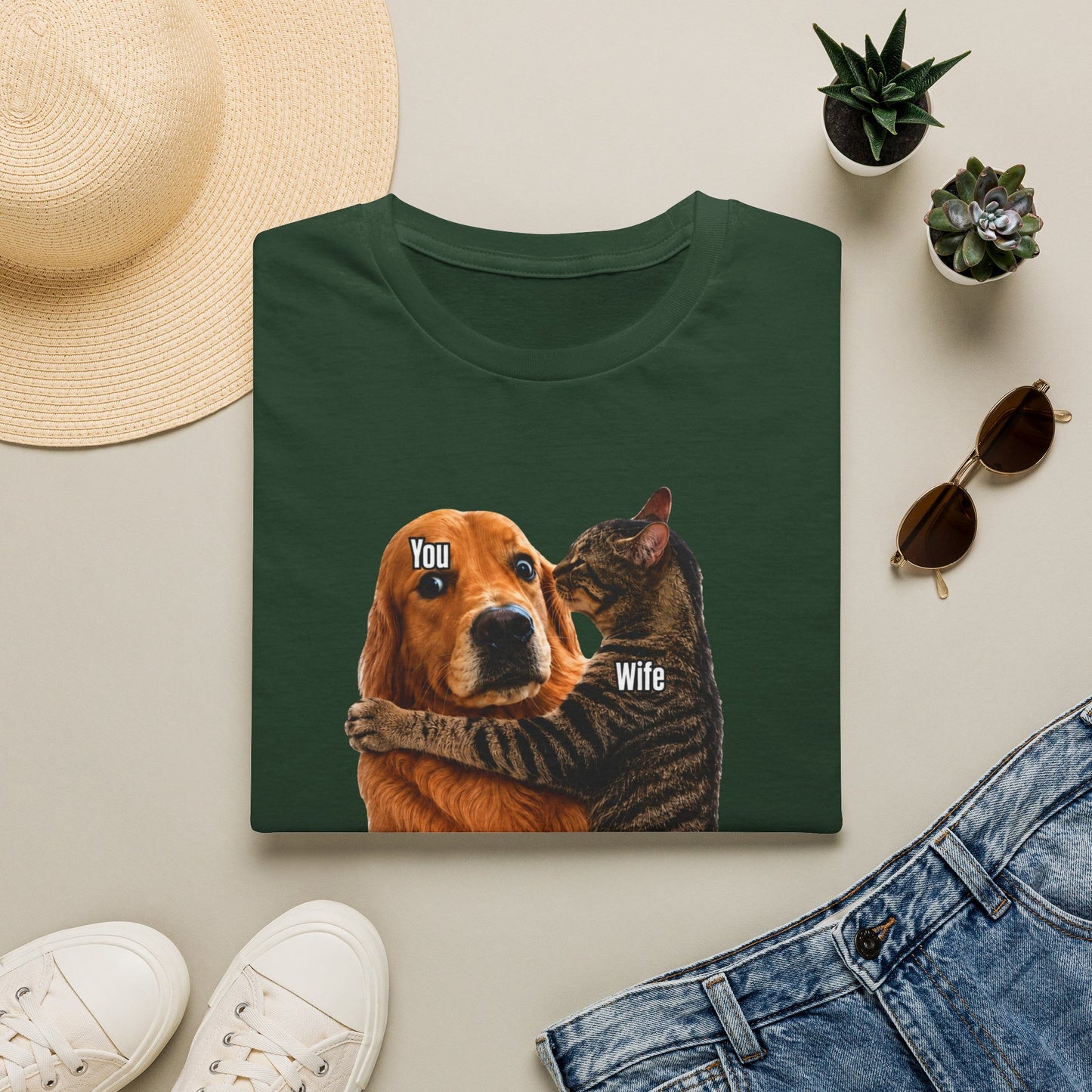Husband Wife Reality Check T-Shirt