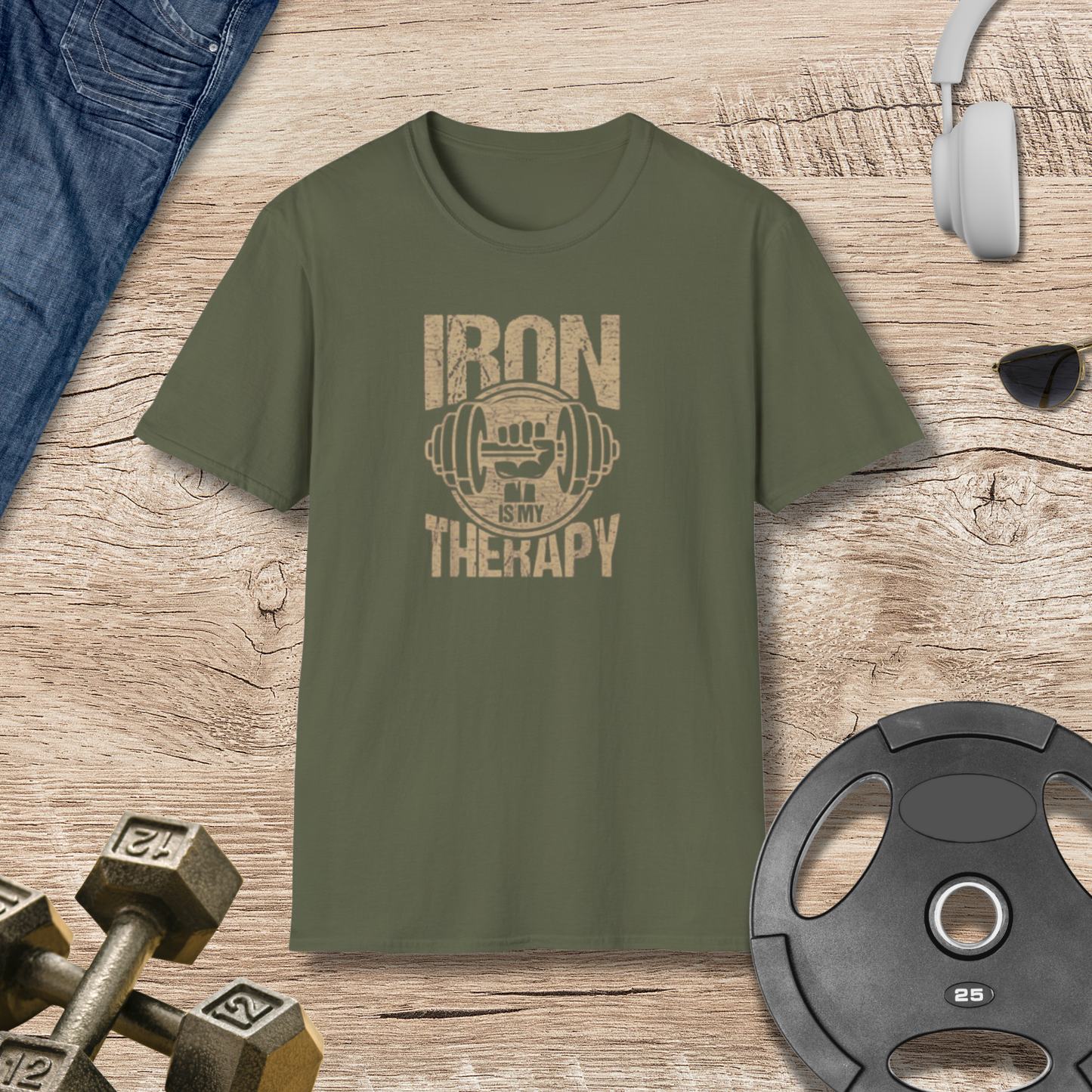 "Iron is My Therapy"  T-Shirt