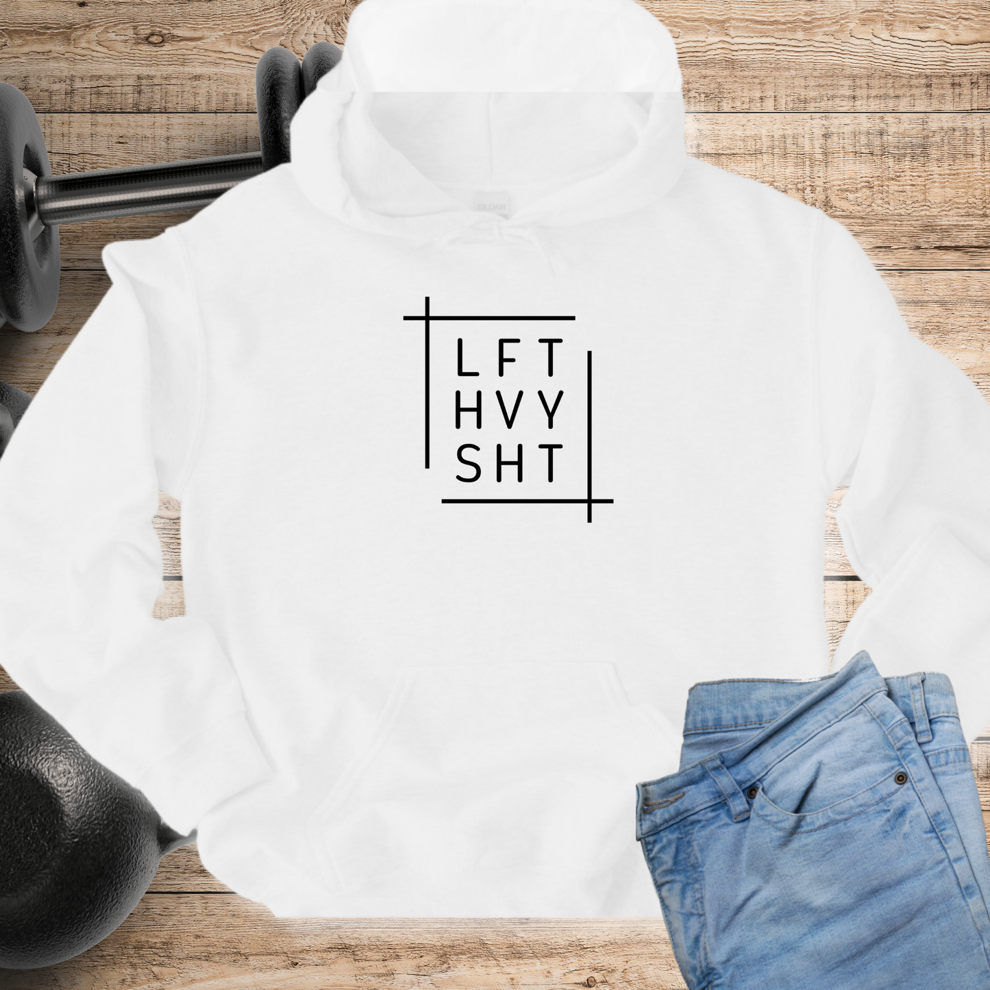 LFT HVY SHT Funny Workout Hoodie