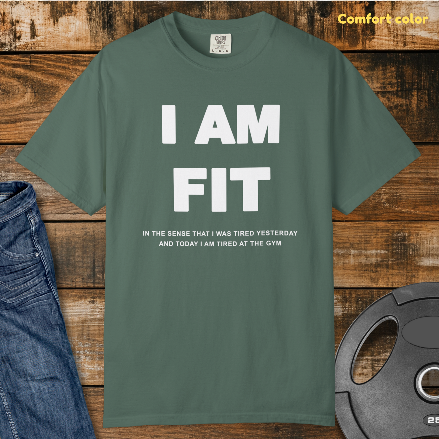 I AM FIT Vintage Wash T-Shirt