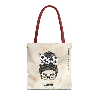 Personalized Funny Best Soccer Mom Tote Bag