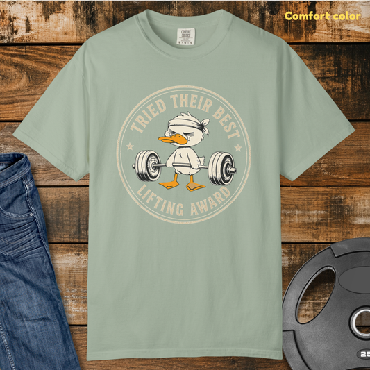 Tried Their Best Lifting Award Vintage Wash T-Shirt
