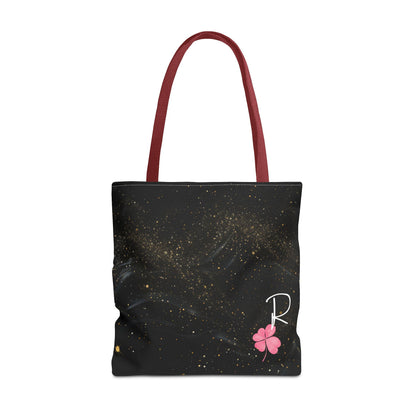Custom Initial Clover Tote Bag