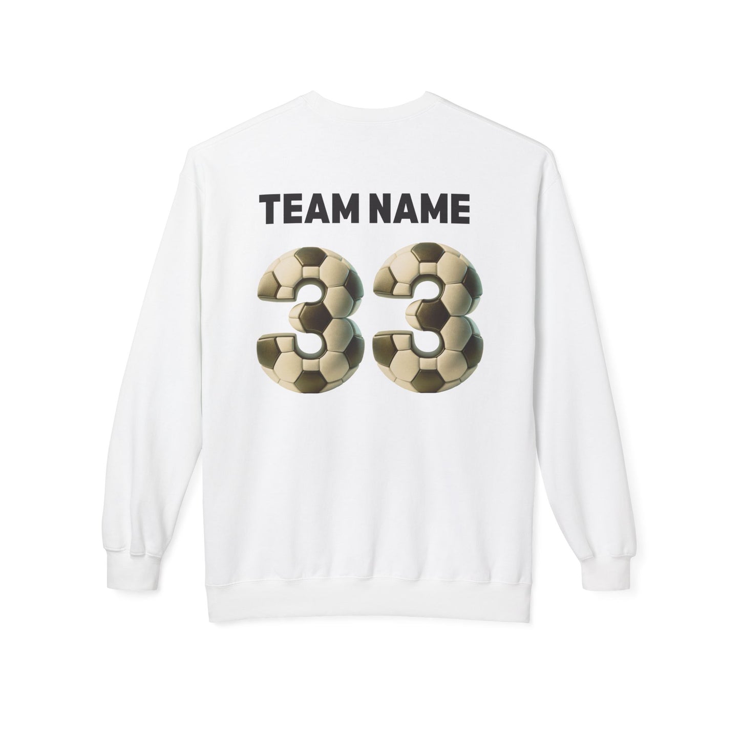 Personalised Your Name, Team Name & Number Sweatshirt