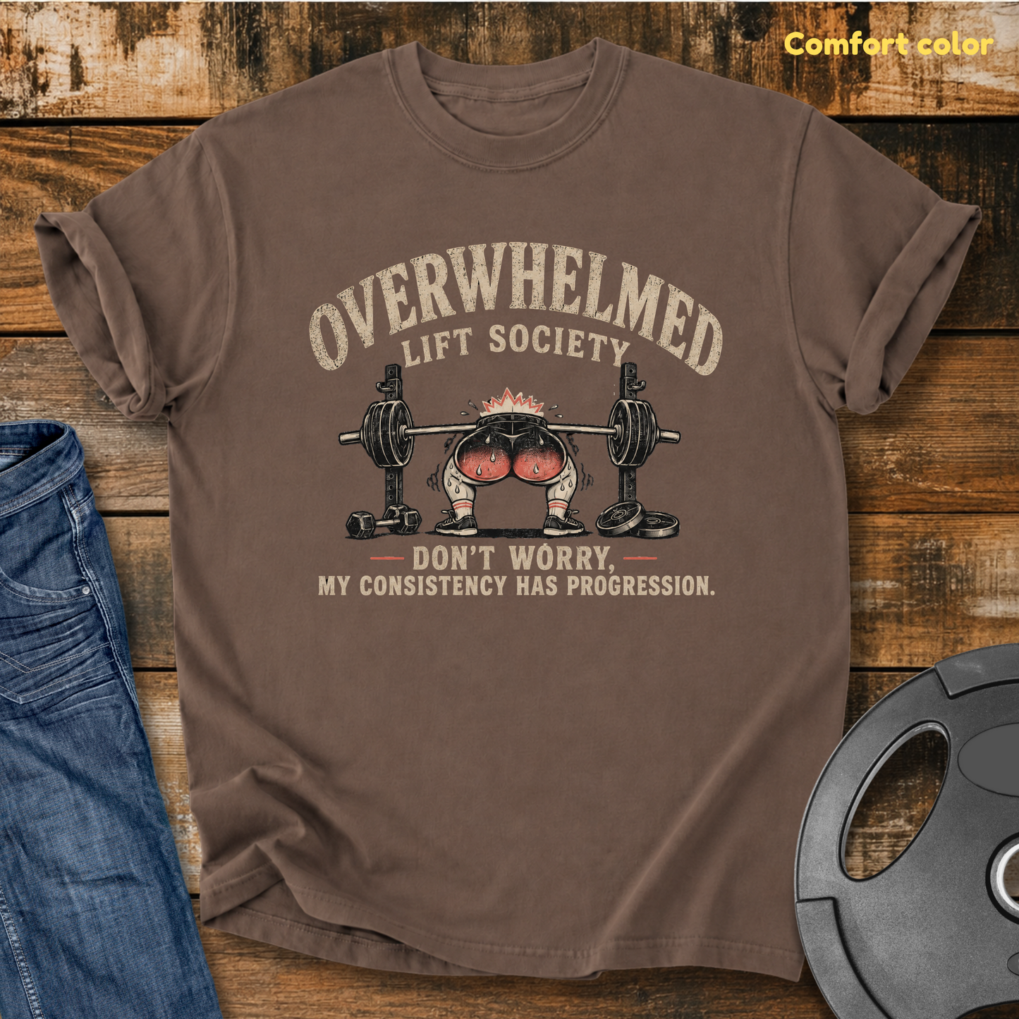 Overwhelmed Lift Society Vintage Wash T-shirt