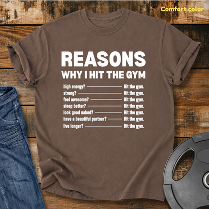 I Hit The Gym Vintage Wash T-Shirt