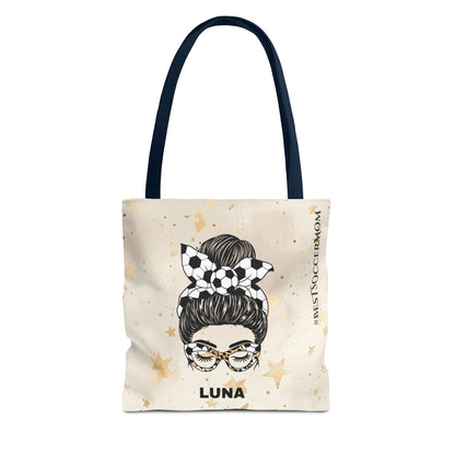 Personalized Funny Best Soccer Mom Tote Bag