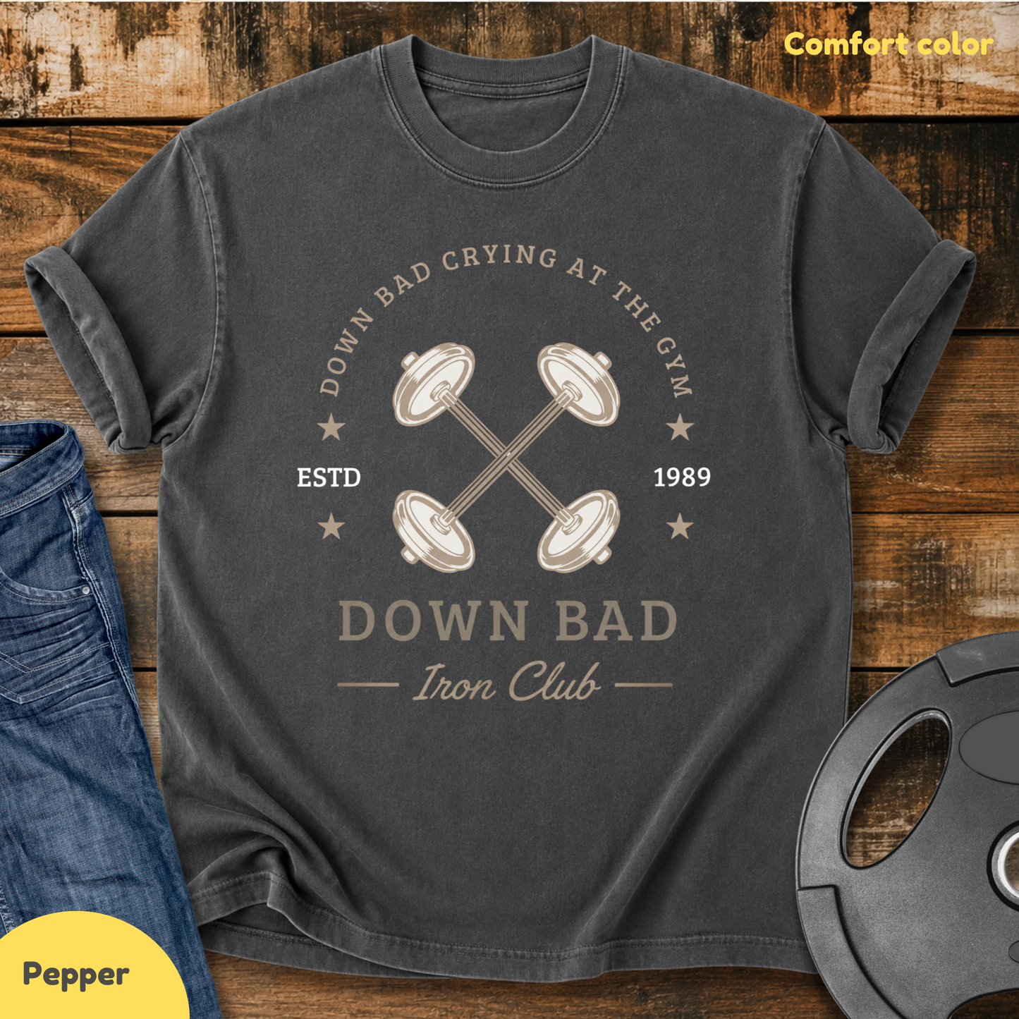Down Bad Iron Club Vintage Wash T-Shirt