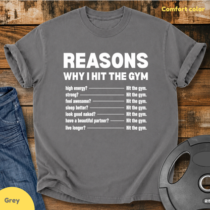 I Hit The Gym Vintage Wash T-Shirt