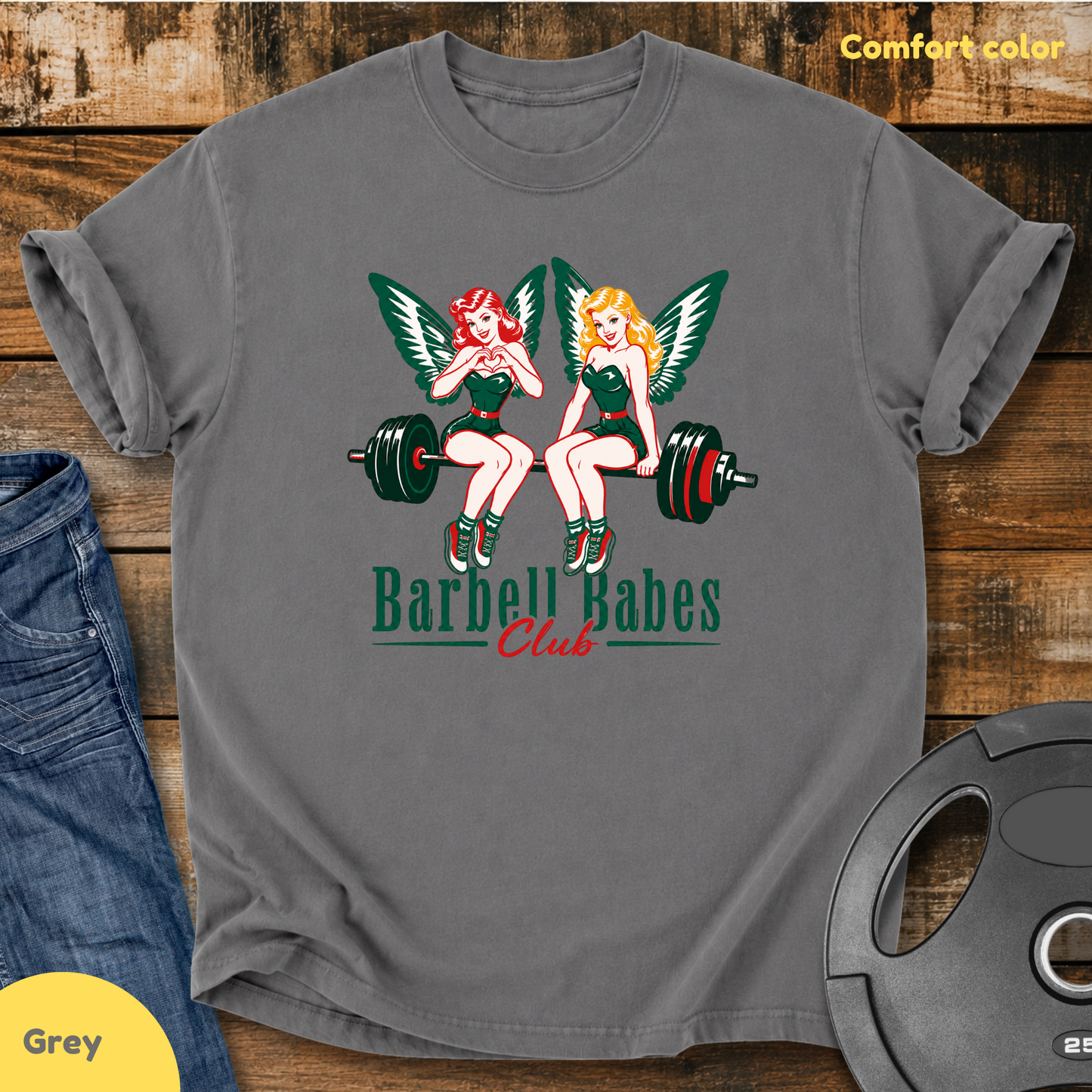 Barbell Club Vintage Wash T-shirt