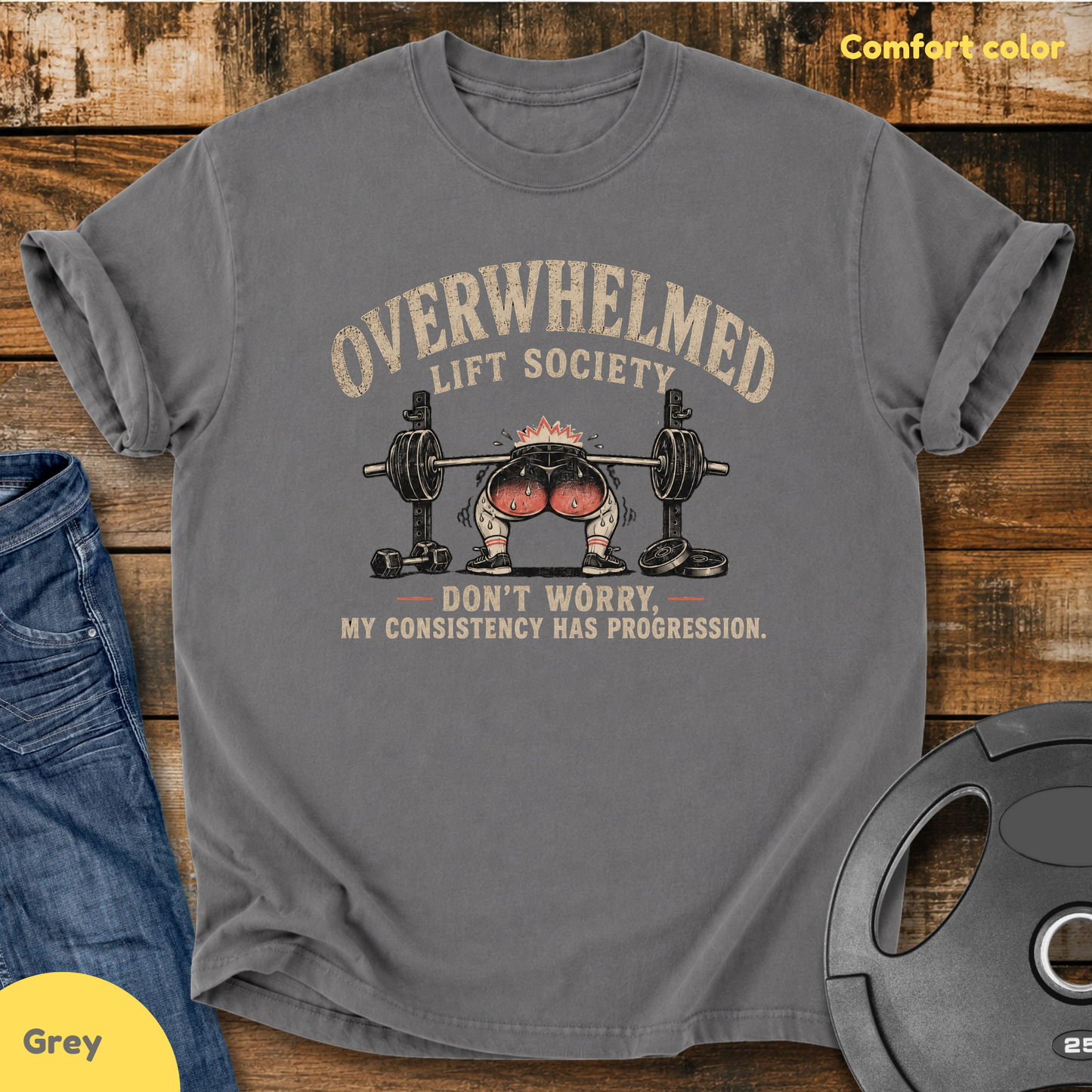 Overwhelmed Lift Society Vintage Wash T-shirt