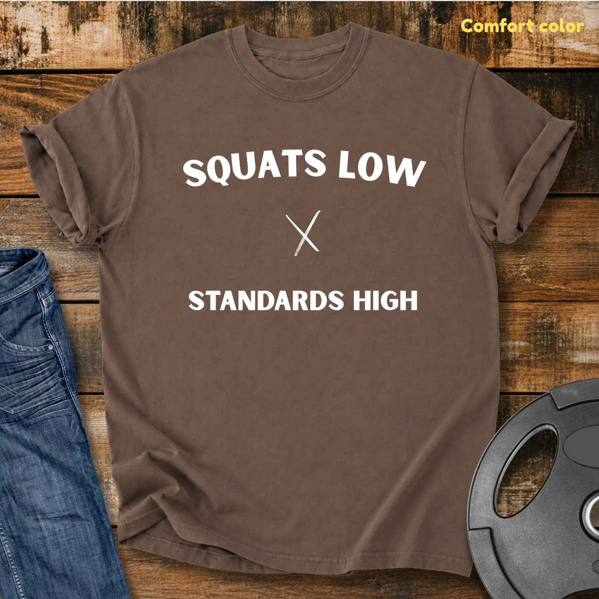 Squats Low Standards High Vintage Wash T-Shirt
