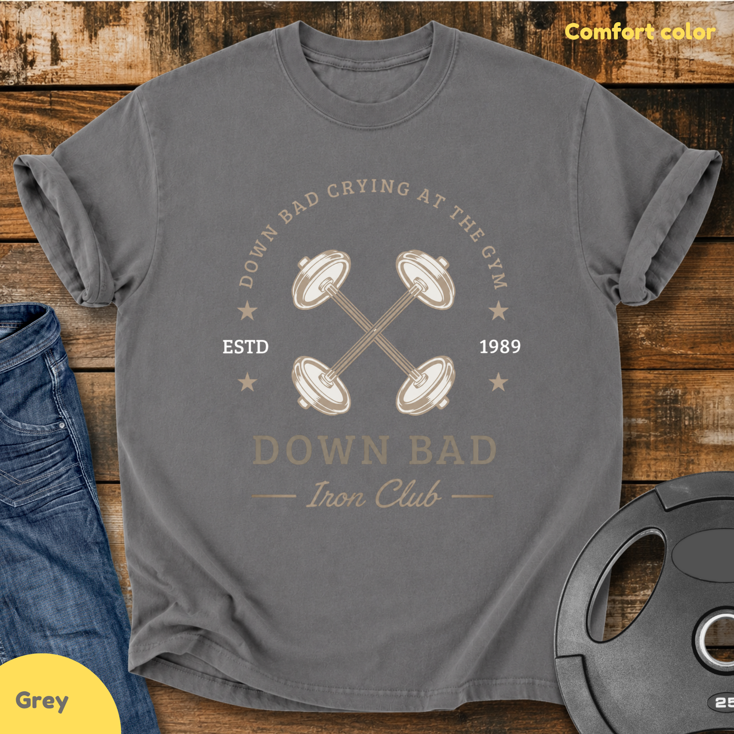 Down Bad Iron Club Vintage Wash T-Shirt