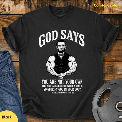 Lincoln Inspired Christian Vintage Wash T-shirt