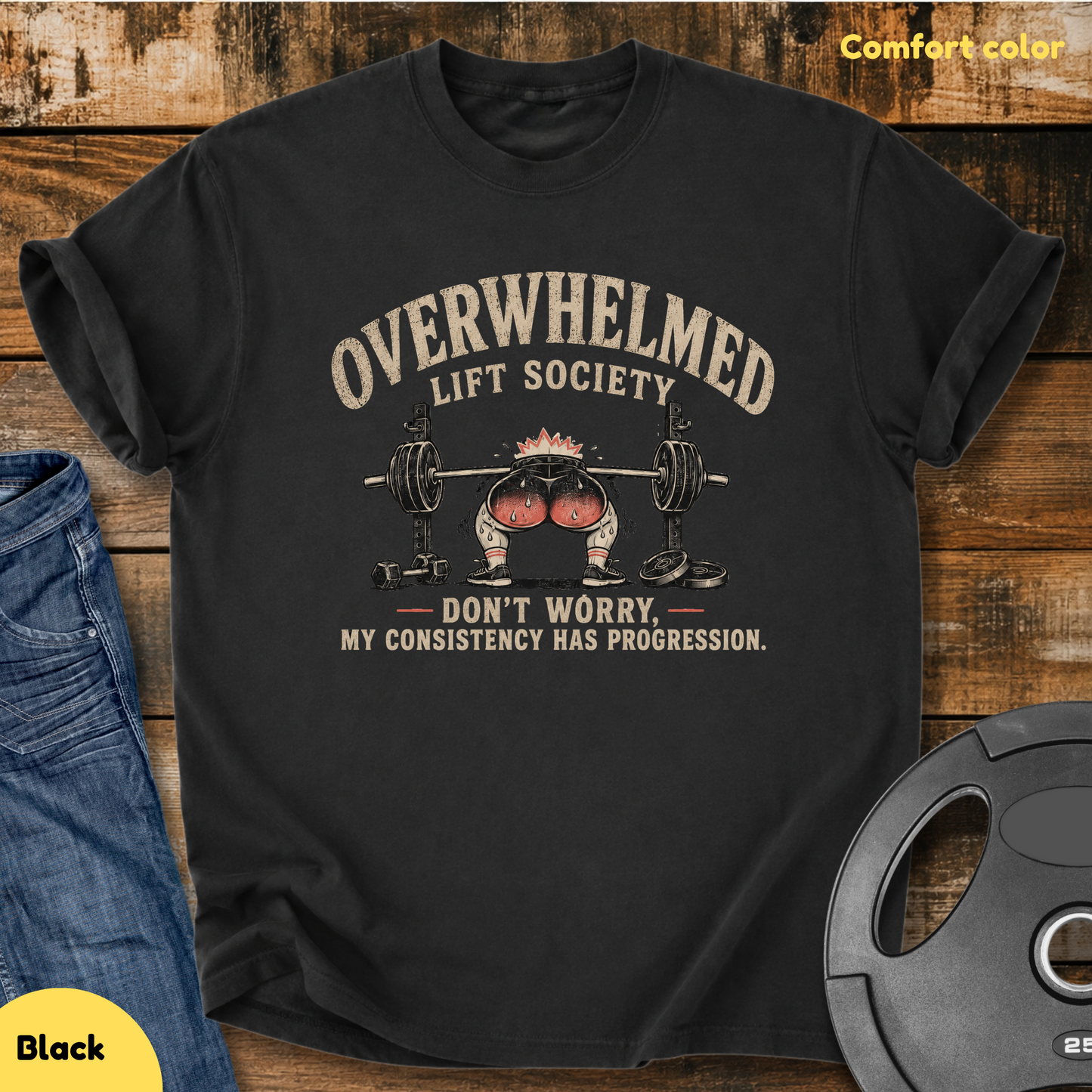 Overwhelmed Lift Society Vintage Wash T-shirt