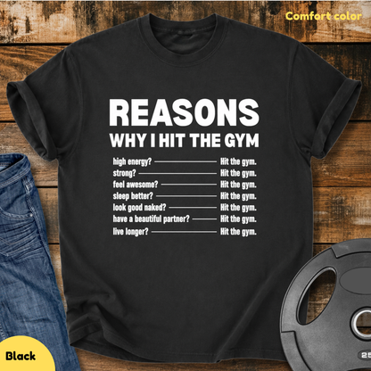 I Hit The Gym Vintage Wash T-Shirt