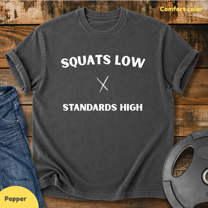 Squats Low Standards High Vintage Wash T-Shirt