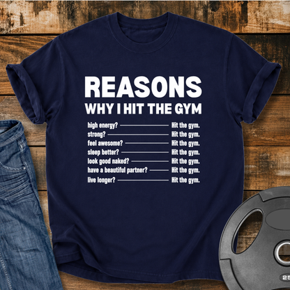 I Hit The Gym Vintage Wash T-Shirt