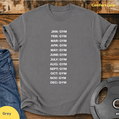 Jan to Dec: Gym Vintage Wash T-Shirt