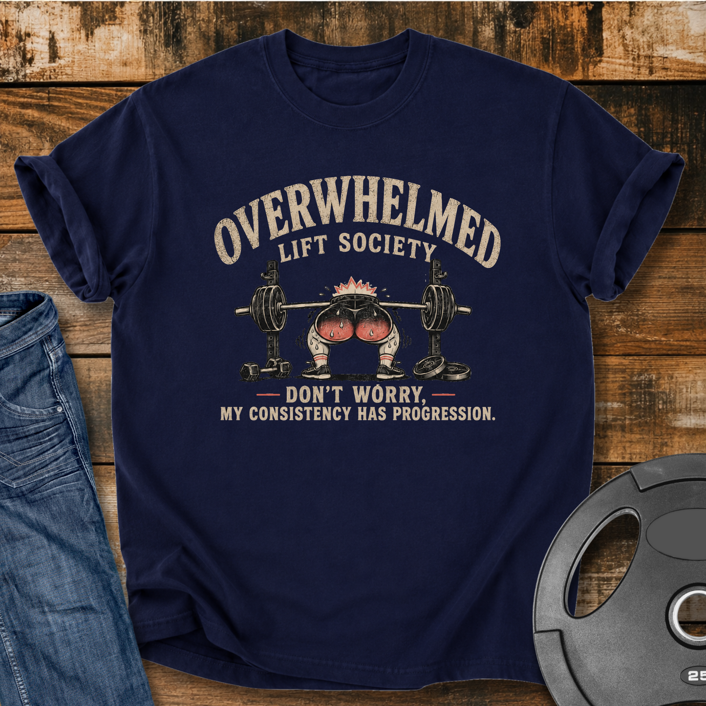 Overwhelmed Lift Society Vintage Wash T-shirt
