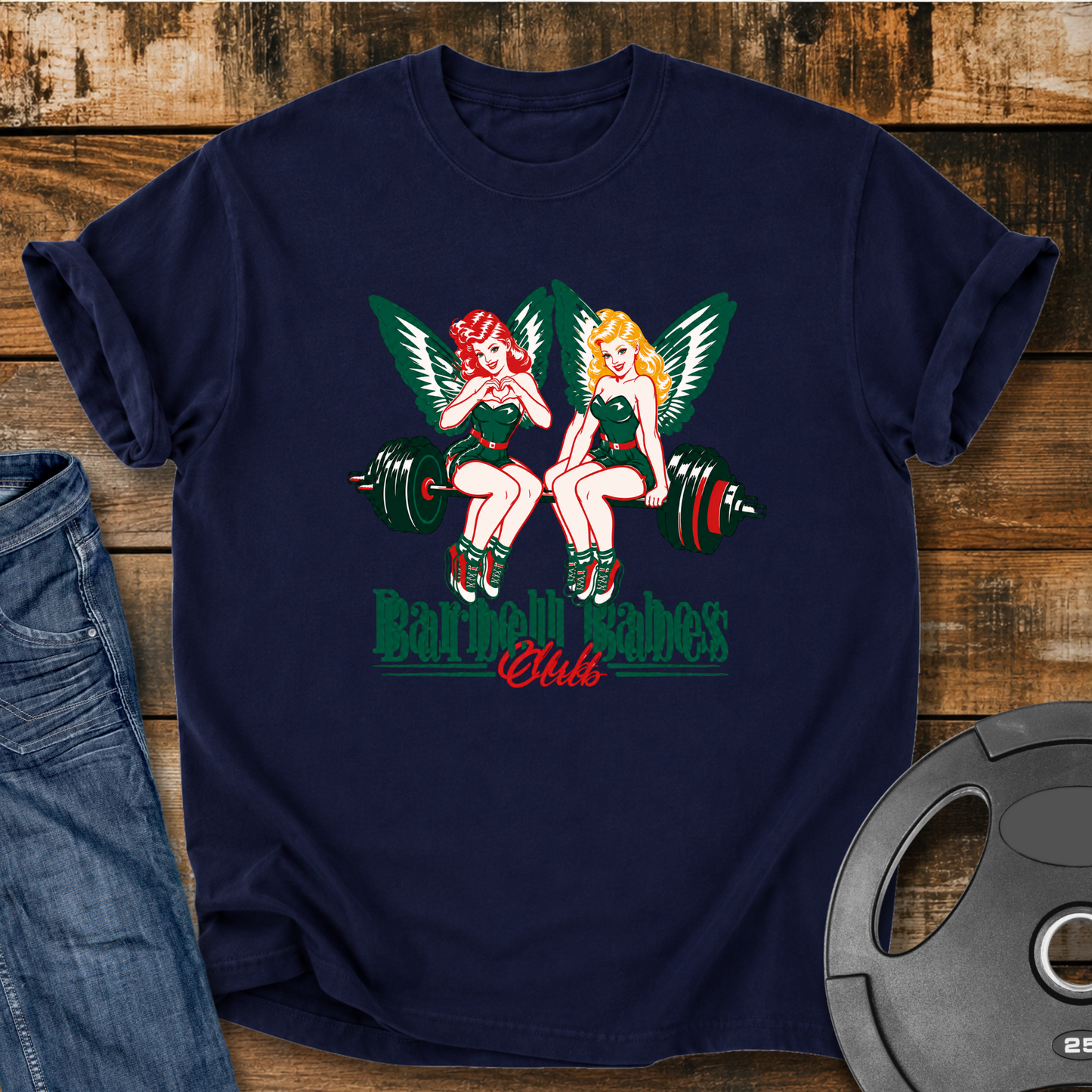 Barbell Club Vintage Wash T-shirt