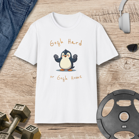Gogh hard Penguin T-Shirt