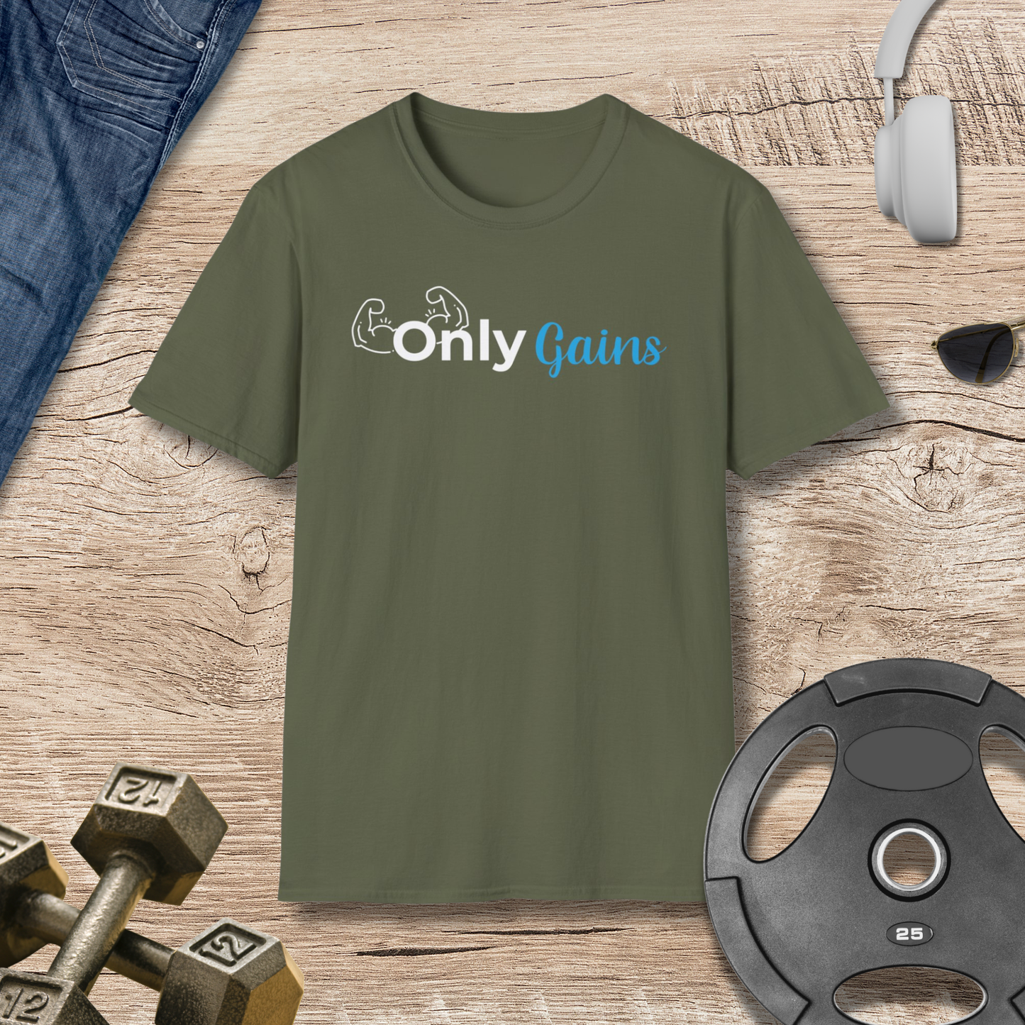 "Only Gains" T-Shirt