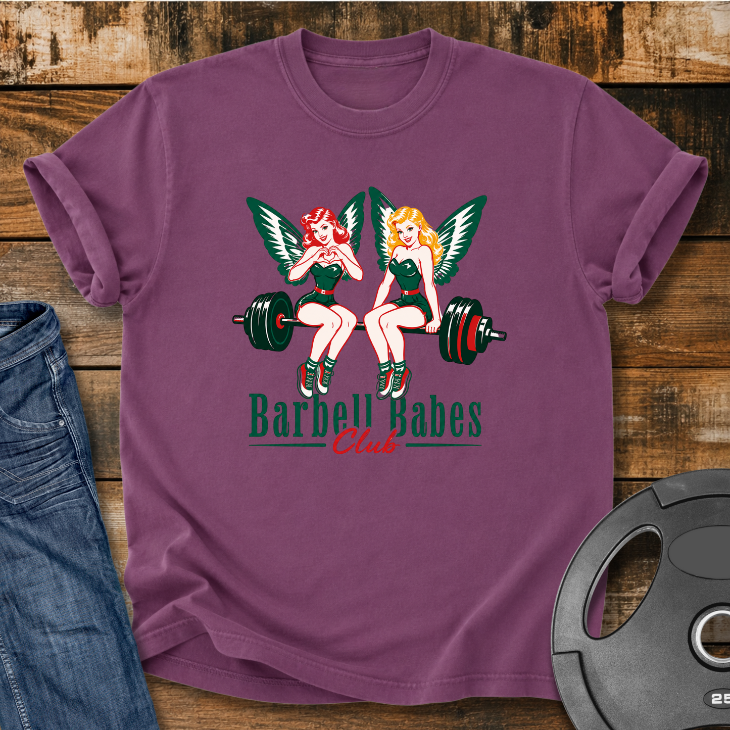 Barbell Club Vintage Wash T-shirt