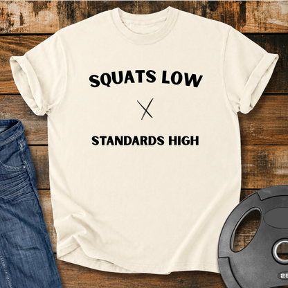 Squats Low Standards High Vintage Wash T-Shirt