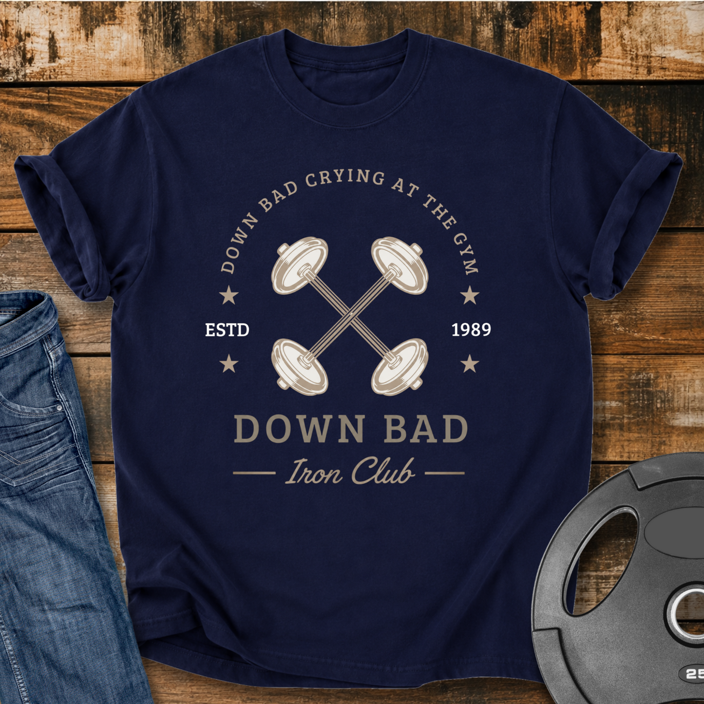 Down Bad Iron Club Vintage Wash T-Shirt