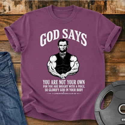 Lincoln Inspired Christian Vintage Wash T-shirt