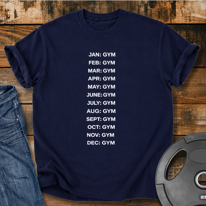 Jan to Dec: Gym Vintage Wash T-Shirt