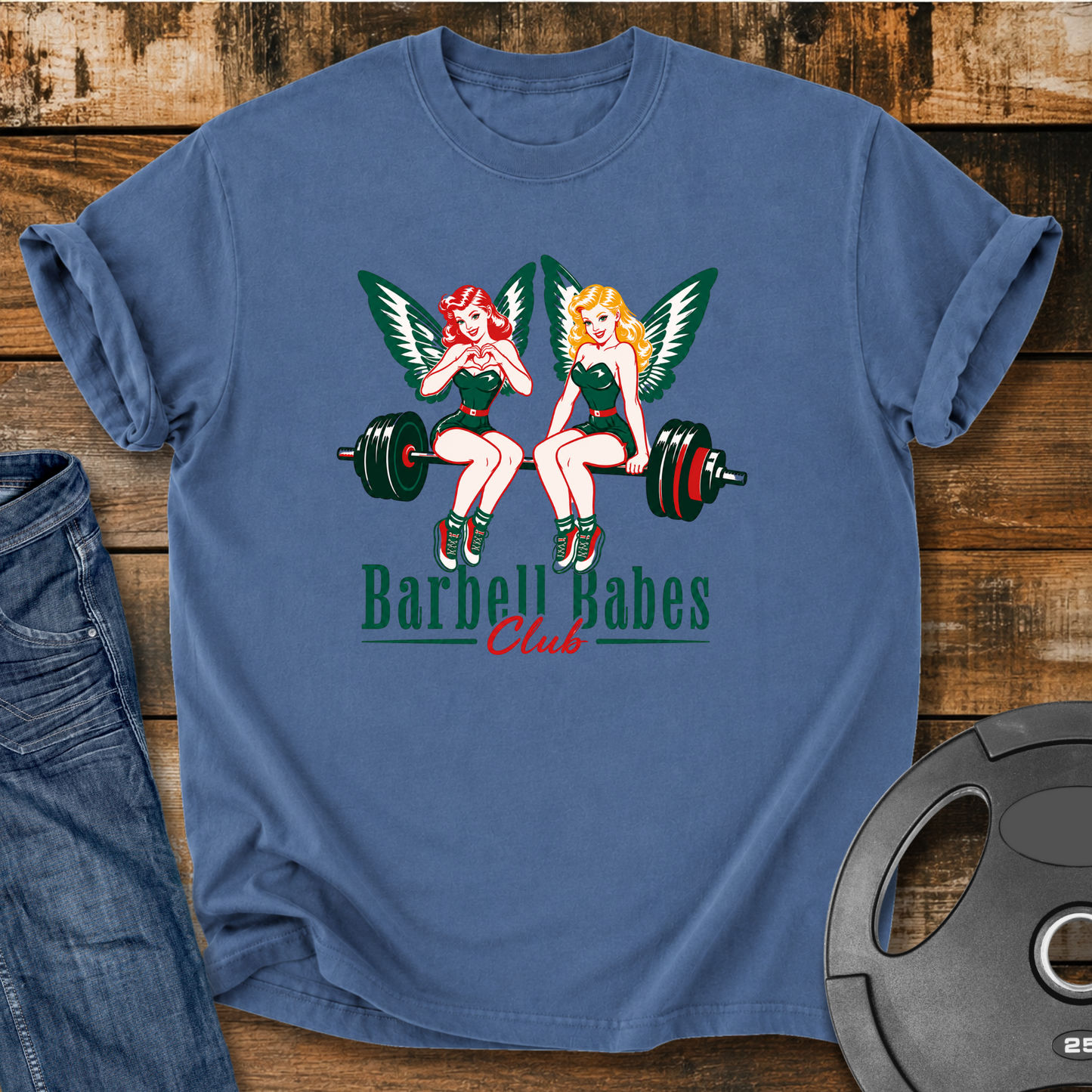 Barbell Club Vintage Wash T-shirt